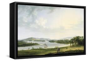 A View of Knock Ninney and Part of Lough Erne from Bellisle, County Fermanagh, 1771-Thomas Roberts-Framed Stretched Canvas