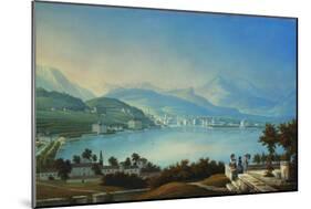 A View of Lake Como-Emanuel Labhardt-Mounted Giclee Print