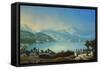 A View of Lake Como-Emanuel Labhardt-Framed Stretched Canvas