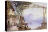 A View of Lake Como-Edward M. Richardson-Stretched Canvas
