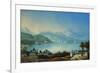 A View of Lake Como-Emanuel Labhardt-Framed Giclee Print