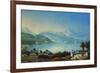 A View of Lake Como-Emanuel Labhardt-Framed Giclee Print