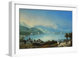 A View of Lake Como-Emanuel Labhardt-Framed Giclee Print