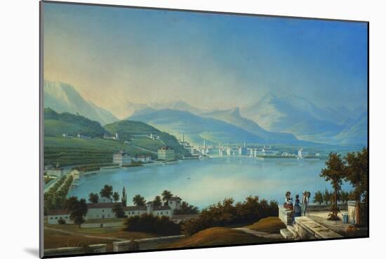 A View of Lake Como-Emanuel Labhardt-Mounted Giclee Print