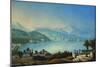 A View of Lake Como-Emanuel Labhardt-Mounted Giclee Print