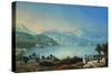 A View of Lake Como-Emanuel Labhardt-Stretched Canvas