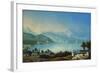 A View of Lake Como-Emanuel Labhardt-Framed Giclee Print