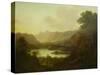 A View of Langdale Pikes-F. Smith-Stretched Canvas