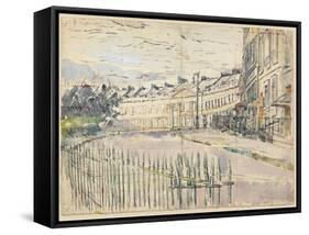 A View of Lansdown Crescent, Bath-Walter Richard Sickert-Framed Stretched Canvas