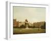 A View of Leicester Square, Circle of William James 18th/19th Century-William James-Framed Giclee Print