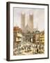 A View of Lincoln Cathedral, England-Louise J. Rayner-Framed Giclee Print