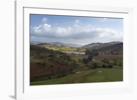 A view of Little Langdale, Lake District National Park, Cumbria, England, United Kingdom, Europe-Jon Gibbs-Framed Photographic Print