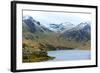A View of Llyn (Lake) Ogwen in Snowdonia National Park, Gwynedd, Wales, United Kingdom, Europe-Graham Lawrence-Framed Photographic Print