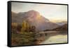 A View of Loch Lomond near Inversnaid, Scotland-Alfred Fontville de Breanski-Framed Stretched Canvas