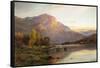 A View of Loch Lomond near Inversnaid, Scotland-Alfred Fontville de Breanski-Framed Stretched Canvas