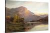 A View of Loch Lomond near Inversnaid, Scotland-Alfred Fontville de Breanski-Stretched Canvas