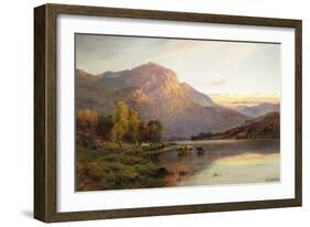 A View of Loch Lomond near Inversnaid, Scotland-Alfred Fontville de Breanski-Framed Giclee Print