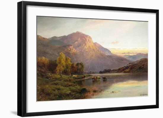 A View of Loch Lomond near Inversnaid, Scotland-Alfred Fontville de Breanski-Framed Giclee Print