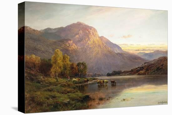 A View of Loch Lomond near Inversnaid, Scotland-Alfred Fontville de Breanski-Stretched Canvas