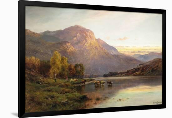 A View of Loch Lomond near Inversnaid, Scotland-Alfred Fontville de Breanski-Framed Giclee Print