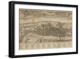 A View of London About the Year 1560-null-Framed Giclee Print