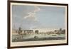 A View of London Bridge with the Ruins of the Temporary Bridge after the Fire of 11th April 1758-English School-Framed Giclee Print