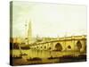 A View of London Bridge-John Paul-Stretched Canvas