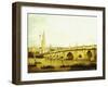 A View of London Bridge-John Paul-Framed Giclee Print