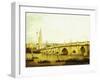 A View of London Bridge-John Paul-Framed Giclee Print