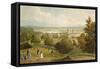 A View of London Taken from Greenwich Park, Pub. 1820 by Colnaghi and Co.-null-Framed Stretched Canvas