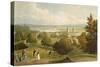 A View of London Taken from Greenwich Park, Pub. 1820 by Colnaghi and Co.-null-Stretched Canvas