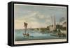 A View of London Taken Off the Thames Near York Buildings-John Boydell-Framed Stretched Canvas