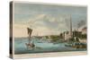 A View of London Taken Off the Thames Near York Buildings-John Boydell-Stretched Canvas