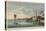 A View of London Taken Off the Thames Near York Buildings-John Boydell-Stretched Canvas