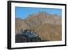 A View of Magnificent 1000-Year-Old Lamayuru Monastery in Remote Region of Ladakh in Northern India-Alex Treadway-Framed Photographic Print