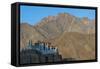 A View of Magnificent 1000-Year-Old Lamayuru Monastery in Remote Region of Ladakh in Northern India-Alex Treadway-Framed Stretched Canvas