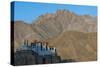 A View of Magnificent 1000-Year-Old Lamayuru Monastery in Remote Region of Ladakh in Northern India-Alex Treadway-Stretched Canvas