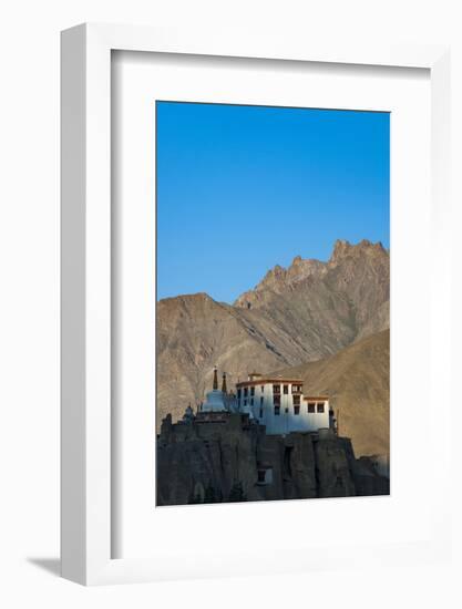 A View of Magnificent 1000-Year-Old Lamayuru Monastery in Remote Region of Ladakh in Northern India-Alex Treadway-Framed Photographic Print