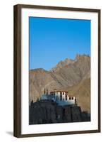 A View of Magnificent 1000-Year-Old Lamayuru Monastery in Remote Region of Ladakh in Northern India-Alex Treadway-Framed Photographic Print