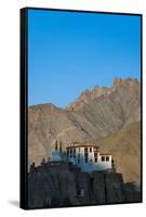 A View of Magnificent 1000-Year-Old Lamayuru Monastery in Remote Region of Ladakh in Northern India-Alex Treadway-Framed Stretched Canvas