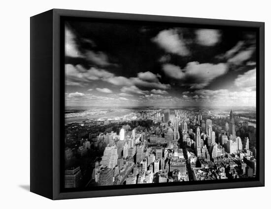 A View of Manhattan-null-Framed Stretched Canvas