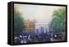 A View of Marble Arch-Emile Hoeterickx-Framed Stretched Canvas