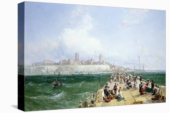 A View of Margate from the Pier, 1868-James Webb-Stretched Canvas