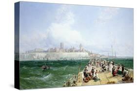 A View of Margate from the Pier, 1868-James Webb-Stretched Canvas