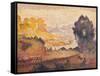 A View of Menton-Henri Edmond Cross-Framed Stretched Canvas