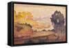 A View of Menton-Henri Edmond Cross-Framed Stretched Canvas