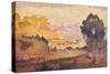 A View of Menton-Henri Edmond Cross-Stretched Canvas