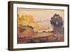 A View of Menton-Henri Edmond Cross-Framed Giclee Print