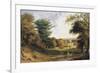 A View of Mereworth Castle and Park-John F . Tennant-Framed Giclee Print