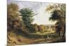 A View of Mereworth Castle and Park-John F . Tennant-Mounted Giclee Print